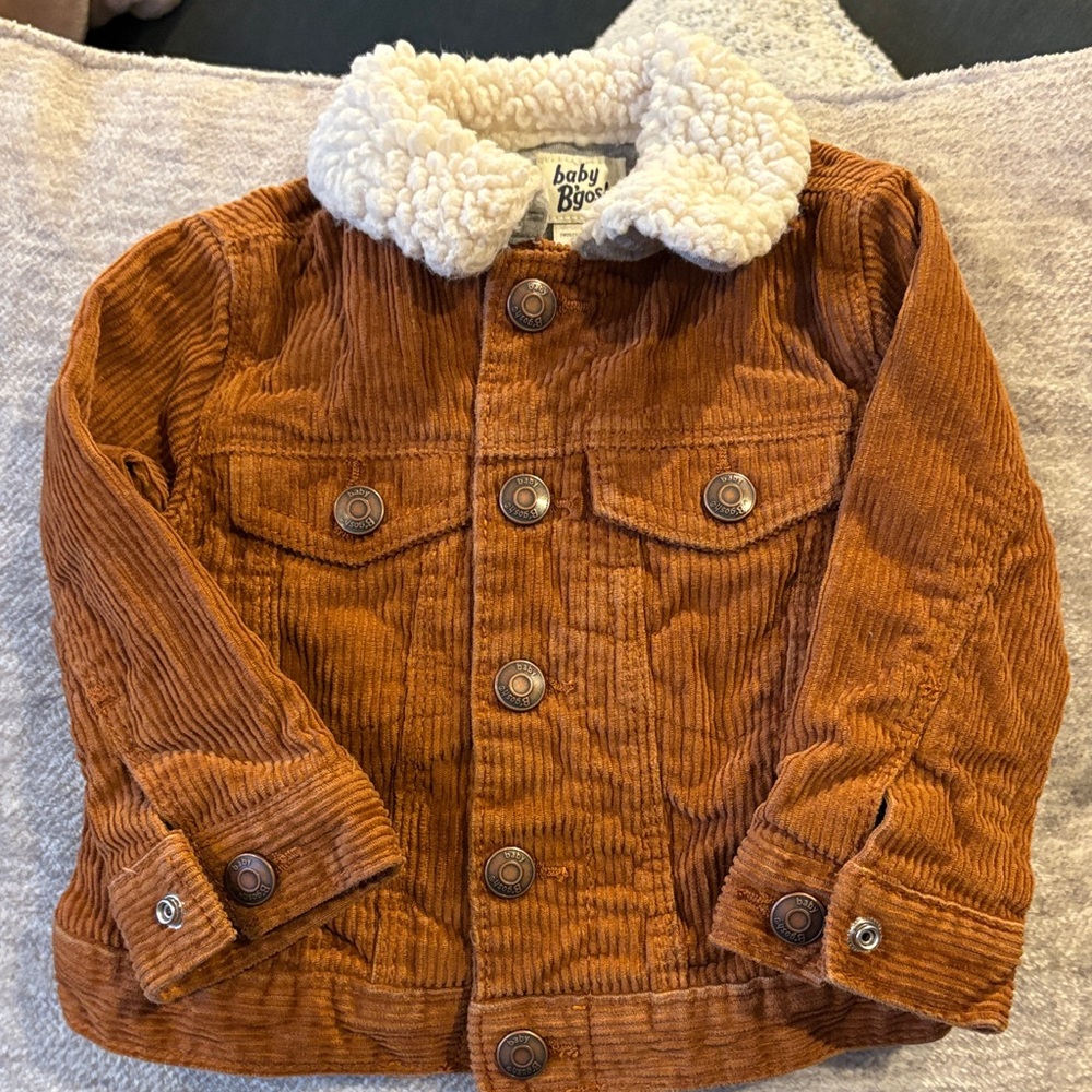 Baby B’Gosh  Brown Corduroy Jacket with Cream Collar